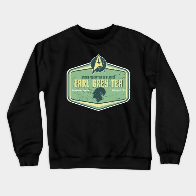 EARL GREY STARFLEET SPECIAL EDITION Crewneck Sweatshirt by KARMADESIGNER T-SHIRT SHOP